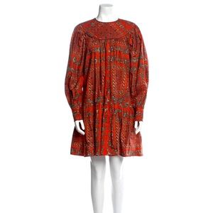 Ulla Johnson- floral print knee length dress